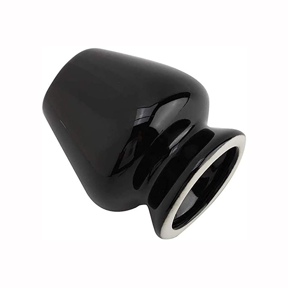 Ancllo Black Matcha Whisk Stand Ceramic For Bamboo Matcha Chasen For Tea Set Accessories (Black)