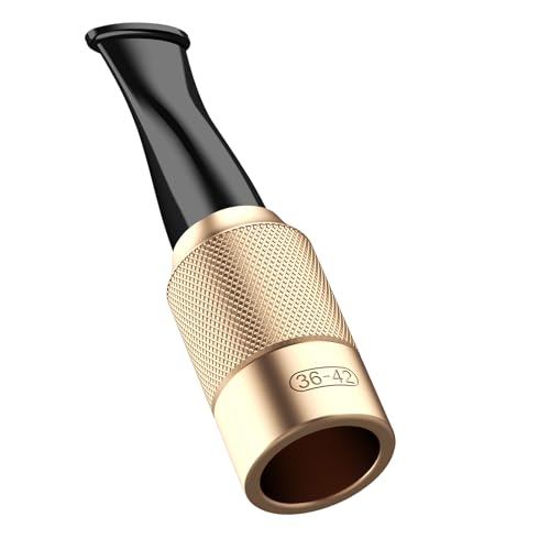 Cigar Mouthpiece for 3642 Ring Gauge Slim Cigar Tip Holder for Corona & Lonsdale Smooth Draw & Debris-Reducing Heat-Resistant Travel & Golf Cigar Accessories Gift for Men