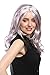 Produktbild WIG ME UP - 91337-ZA68A-ZA50 Perücke Damen Karneval Halloween lang voluminös Silbergrau-Hellviolett-Mix Graz Lila wellig Mittelscheitel
