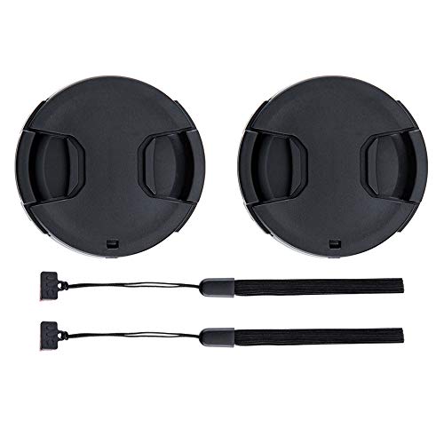 55mm Front Lens Cap Cover with Deluxe Cap Keeper for Nikon D3400 D3500