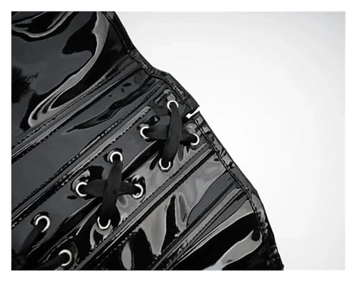 Corset Belt PU Leather Corset Top Women Steampunk Corsets and Bustiers Underbust Waist Cincher3