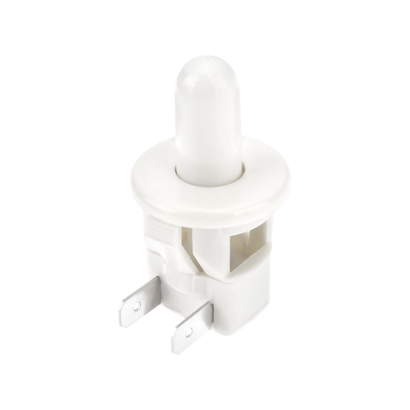 ECSiNG 1x 2 Pin Refrigerator Door Light Switch Replacement 297243800 Compatible with Frigidaire Compatible with Electrolux Refrigerator AP4370047 PS2332280 Fits 3/4 Hole
