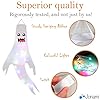 Decorazioni di Halloween Fantasma da Appendere con Luci LED, set 2 pz. Fantasmi Luminosi Impermeabili, Decorazione Halloween per Interni ed Esterni. #3