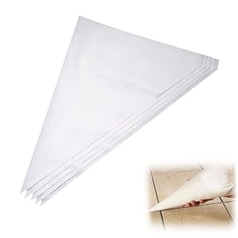Tile Grout Masonry Mortar Bag, Tile Grout Bag, Heavy Duty Grout Bags, Heavy Duty Tip Tear Puncture Resistant Cement Sealer Bag, 5 Pack