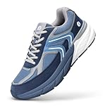 FitVille Men's Extra Wide Trainers Arch Support Jogging Shoes Road Running Sneakers Walking Shoes for Plantar Fasciitis