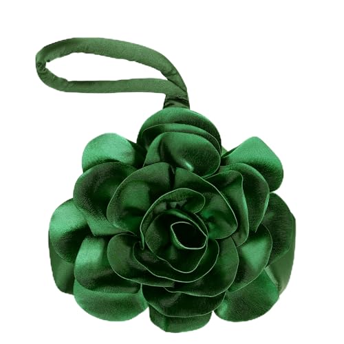 Image of BABEYOND Clutch Purses for Women - Evening Bags Flower Satin Handbag Classy Wristlet Purse for Party Daily Wedding