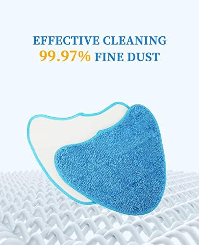 BONBELONG Microfiber Steam Mop Pads Replacement, Compatible with VAX Steamer Cleaner Mop Pads S85-CM, S86-SF-P, S86-SF-T, S86-SF-C,S86-SF-CC, S2ST, S2S, VRS29M, VRS26 3Pack