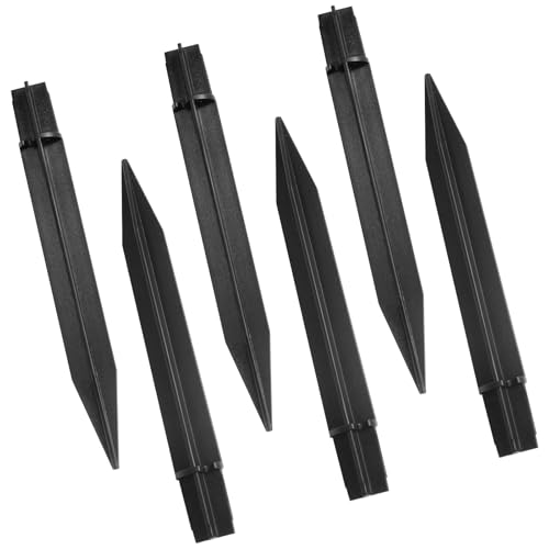 Litoexpe 6 Pcs 8.27 Inch Reinforced Ground Spikes, Solar Lights Stakes ABS Plastic Replacement Stakes for Garden Pathway Lamps (Inside Diameter 0.83 Inches) - Thumbnail 7