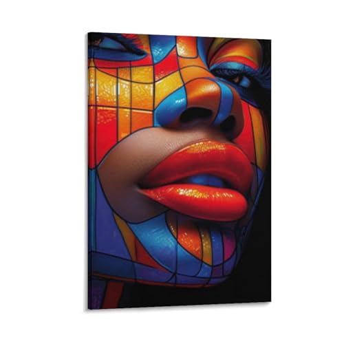 Toile femme africaine GQVCJSW de 40x60 cm idéale pour l'ambiance chaleureuse d'une chambre