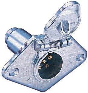 6-Pole Round Vehicle Side Connector by Hopkins Towing Solution