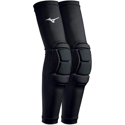 Mizuno MZO Padded Sleeves - Black, Canvas, One Size Fits All, Adults, Unisex