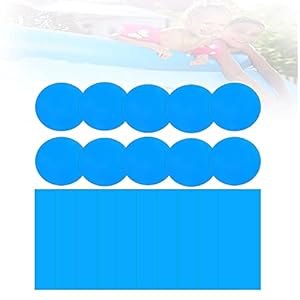 20 stuks zelfklevende pvc-reparatiepleisters, zwembad zelfklevende reparatiepleisters, voor opblaasbare strandbal…