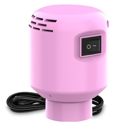 Image of Electric Pump for Vacuum Storage Bags, 55W 5000PA Portable Travel Vacuum Pump for Storage Bags, Pink