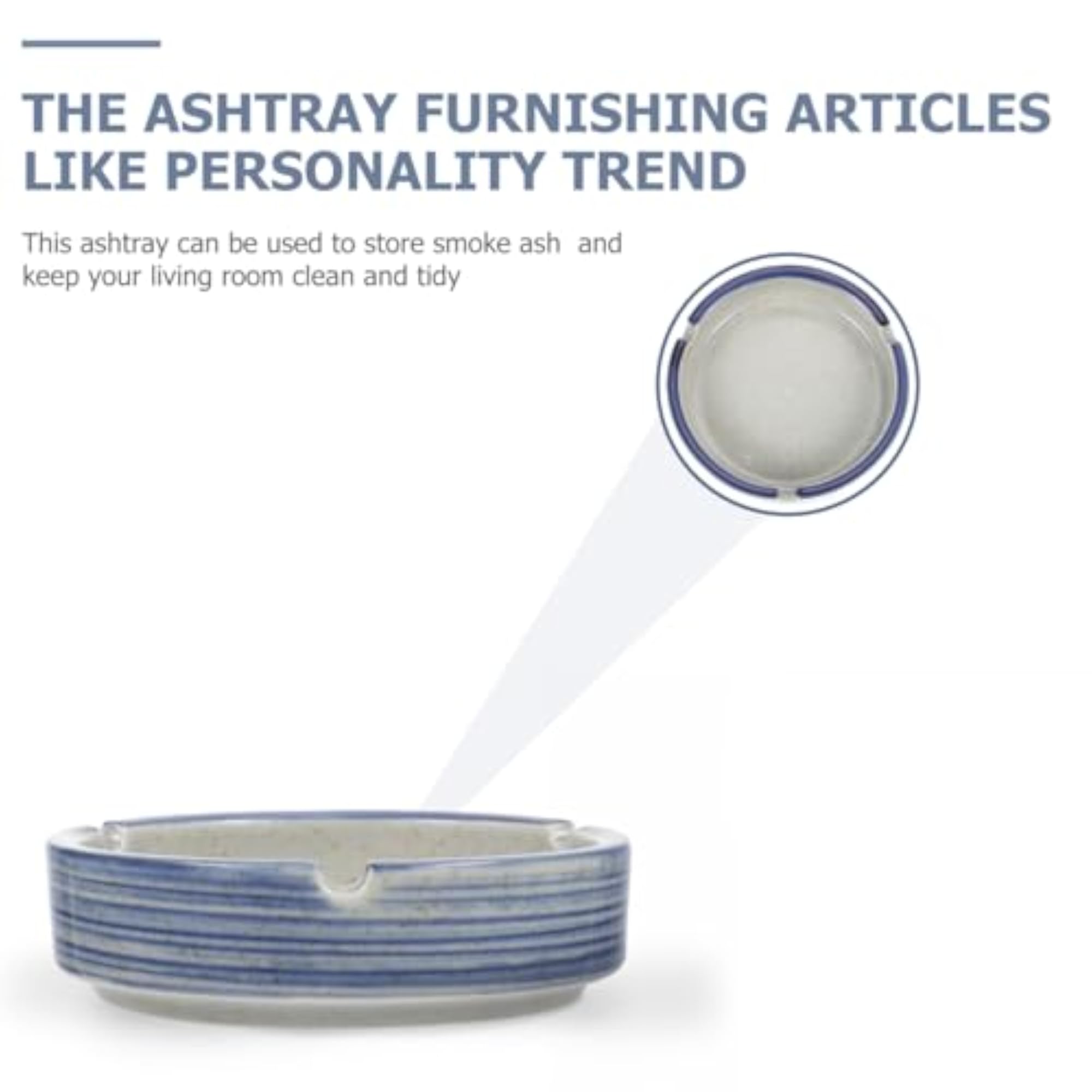 Ceramic Outdoor Cigarette Ashtray