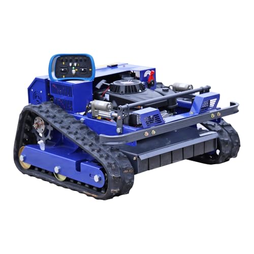 Remote Control Lawn Mower,4WD Oil-Electric Hybrid...