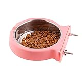 Crate Dog Cat Bowls, Removable Stainless Steel Hanging Pet Cage Bowls for Kennel, Crate Food Water...
