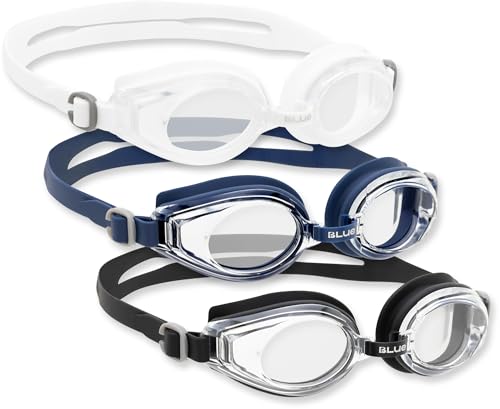 Cressi Bliss Swim Goggles, Triple Pack Assorted Colors