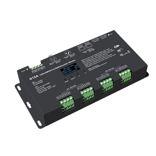 Décodeur D12A DMX512 RDM pour scène de spectacle et studio de tournage