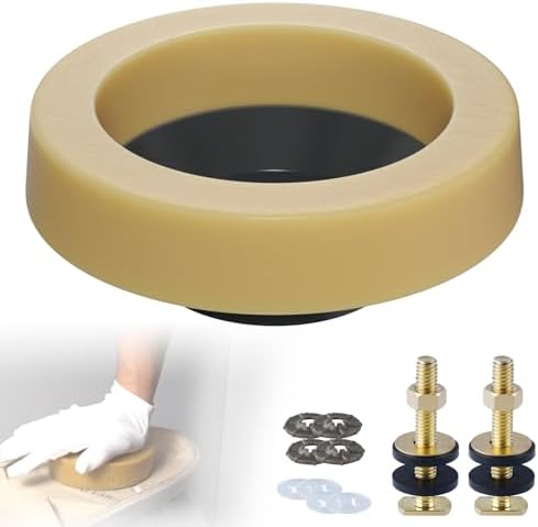 Hibbent Extra Thick Toilet Wax Ring Replacement Kit, Wax Ring for...