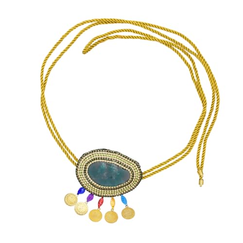 Hlbest HLBEST Münz-Strass Taillenkette