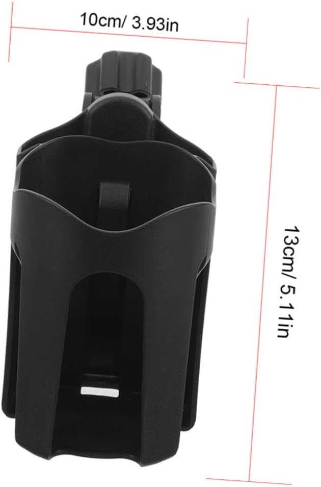 YARNOW 2pcs Adjustable Cup Holder Phone Attachment Drink Holder for Wheelchairs Strollers and Walkers Easy Installation Versatile Design