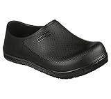Skechers Women's Work Evaa SR Slip Resistant Clog, Black, 12