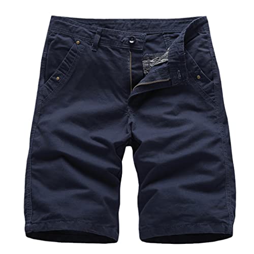 Short cargo militaire homme camouflage bleu marine coton décontracté FULBHPRINT 58