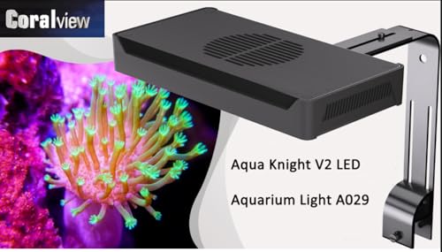 Coralview CV-A029 Aquarium Reef Led Light 30 Watts A029 Aqua Knight V2 Dimmable Full Spectrum Marine Saltwater Coral Led Light With Touch Control For Nano Tank Lps Sps Fot Tank thumb #3