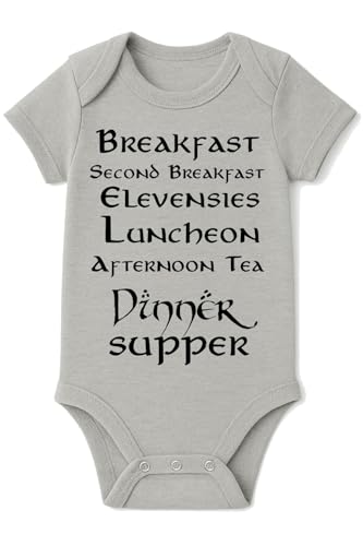 Image of Brain Juice Tees Second Breakfast Baby One Piece