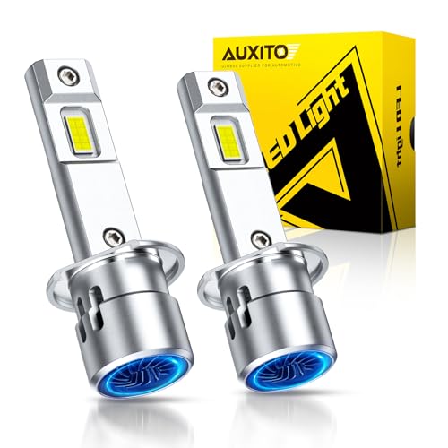 Image of AUXITO H1 Bulbs, 900% Brighter Ultra-Bright, Plug N Play, Long Lifespan, No Flicker, 99% Compatibility, 2PCS