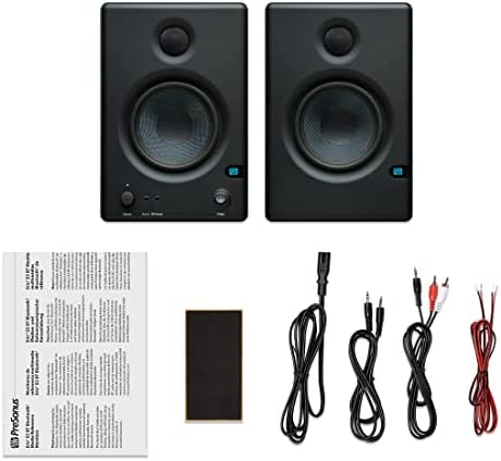 PreSonus Eris E4.5, 4.5 Inch, 2-way, High-Definition Multimedia Studio Monitors (Pair)