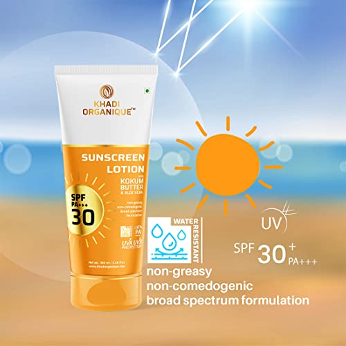 Image of Khadi Organique Kokkum Butter Lotion SPF 30 PA++++ - SPF Na PA+ For Restore your beautiful glow (SPF 30)