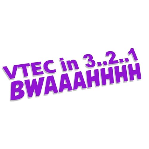 Image of Vtec In 3..2..1 XXL 0121 (violet) // Sticker OEM JDM Style Vinyl Transfer