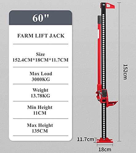Image of Thar Crde /di / mm540 / mm550 j e e p 4x4 Offroading and Show Accessories by ASIATICK� (Farmjack Hi Lift Jacky 60 Inch)