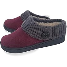 Clarks Womens Knit Scuff Slippers