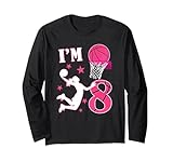 8th Basketball Birthday Girl Gift