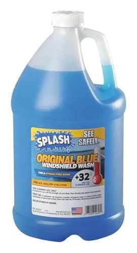 Elite Tool Center 6 Pack Splash Original Blue Windshield Washer Fluid +32 Degree 1 Gallon thumb #1