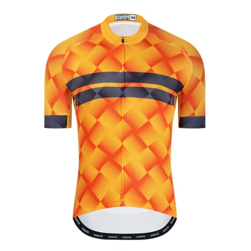 Maillot de ciclismo para hombre, camiseta de ciclismo de montaña, camiseta de verano, transpirable, ropa de ciclismo profesional, Cf0076, M