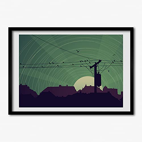 Peinture photo oiseaux de la ville pour créer une ambiance zen