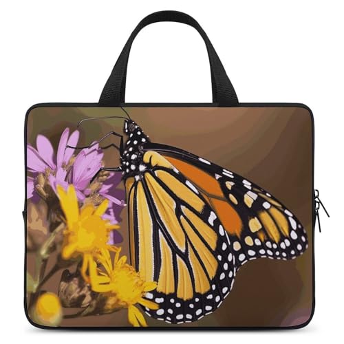 Housse antichoc pour PC 17 pouces protection maximale contre les chutes et rayures papillon