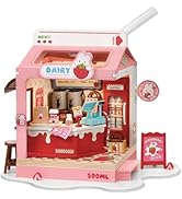 Amazon | Rolife ミニチュアドールハウス イチゴミルクボックス 初心者