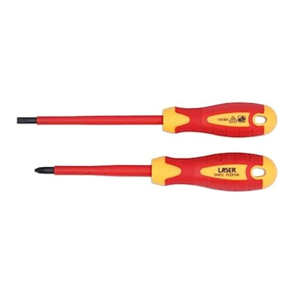 Laser Tools VDE Insulated Screwdriver Set 2pc 8388