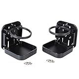 klappbar: Wenn sie nicht benutzt werden, lassen sich die Becherhalter leicht zusammenklappen.