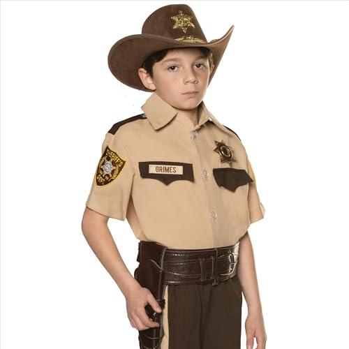 Disfraz oficial Rick Grimes para niños miniatura 2