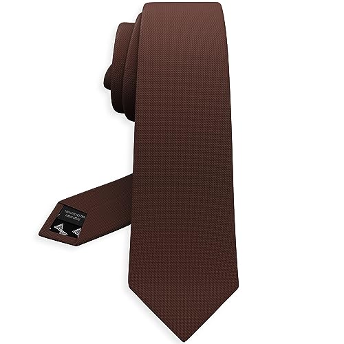 Image of Men's Oxford Matt Neckties Solid Color for Adults Tuxedo Classic Design, by Bow Tie Hosue