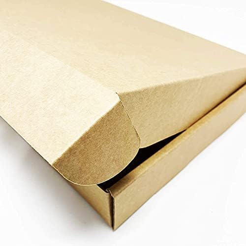 Tech-Pac - Pack of 10  290 mm x 235 mm x 45 mm Small Kraft Box Cardboard Packing Boxes Royal Mail Small Parcel Gift Krafting Mailing Posting Shipping Brown