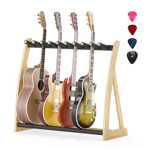 Guitar Stand Rack,Guitar Rack For Multiple Guitars Stands Floor for Electric,Acoustic,Bass Guitars...