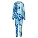 TVUGHGI Glowing Jellyfish Onesie Pajamas for Adults Long Sleeve Fashion One-Piece Cosplay Party Hooded Zip-up Homewears S