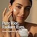 LICORNE Vegan Rice Eye Cream for Dark Circles and Puffiness - Thick Butter Texture Under Eye Care with AHA & PHA, Fragrance Free Hydration for Sensitive Skin, Large 1.01 Fl Oz (30ml)