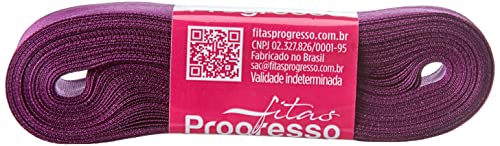Fitas Progresso CF005-675 Fita de Cetim, 22 mm, 10 m, Violeta (Purple)